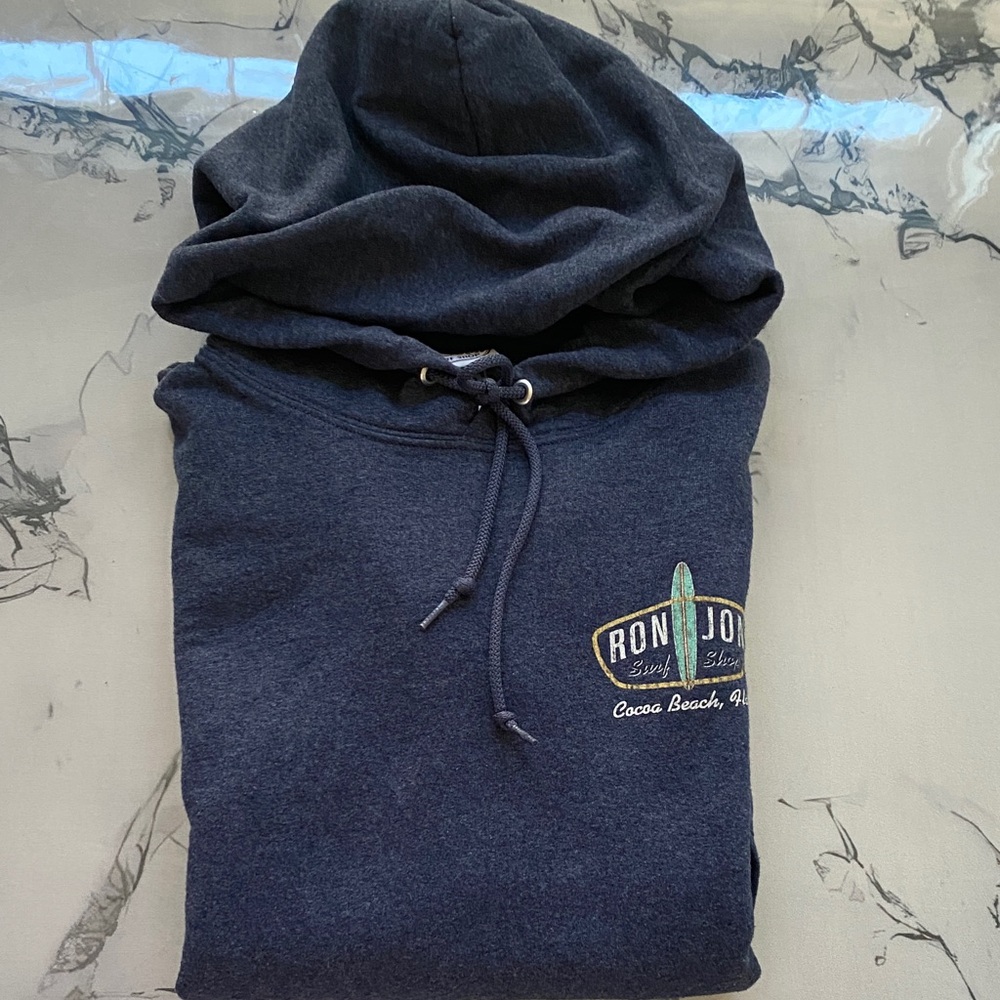 Ron Jon sure shop Navy Hoodie men medium